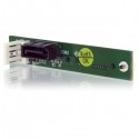 StarTech.com Slimline SATA to SATA Adapter w/ SP4 Power - Screw Mount