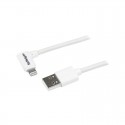 StarTech.com Angled Lightning to USB cable - 2m (6ft), white