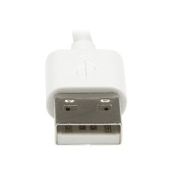 StarTech.com Angled Lightning to USB cable - 2m (6ft), white