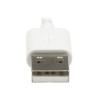 StarTech.com Angled Lightning to USB cable - 2m (6ft), white