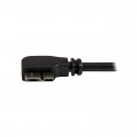 StarTech.com Slim Micro USB 3.0 cable - left-angle Micro-USB - 2m (6ft)