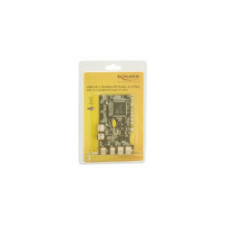 DeLOCK USB2.0 + FireWire PCI Card, 4+2 Port