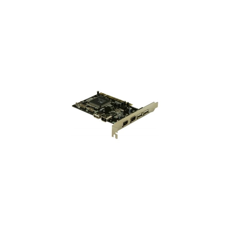 DeLOCK USB2.0 + FireWire PCI Card, 4+2 Port