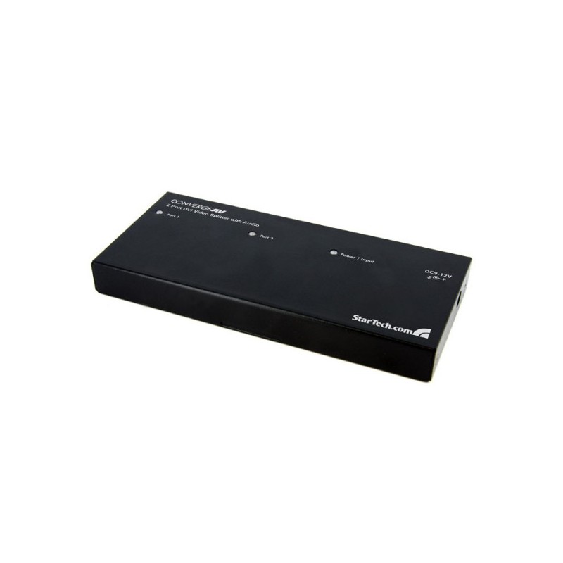 StarTech.com 2 Port DVI Video Splitter with Audio