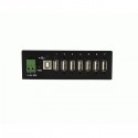 StarTech.com Mountable Rugged Industrial 7 Port USB Hub