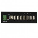 StarTech.com Mountable Rugged Industrial 7 Port USB Hub