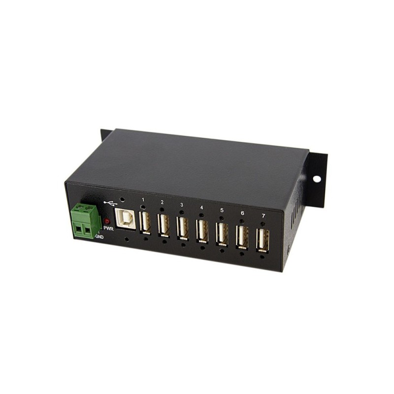 StarTech.com Mountable Rugged Industrial 7 Port USB Hub