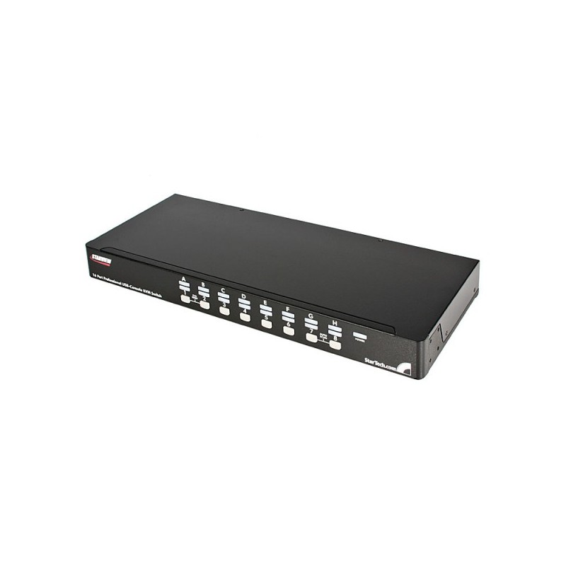StarTech.com 16 Port 1U Rack Mount USB PS/2 KVM Switch with OSD
