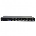StarTech.com 16 Port 1U Rack Mount USB KVM Switch with OSD