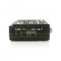 StarTech.com 2 Port Black USB KVM Switch Kit with Audio and Cables