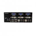 StarTech.com 2 Port DVI VGA Dual Monitor KVM Switch USB with Audio &amp;amp; USB 2.0 Hub