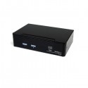 StarTech.com 2 Port USB HDMI KVM Switch with Audio and USB 2.0 Hub