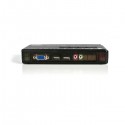 StarTech.com 4 Port Black USB KVM Switch Kit with Cables and Audio