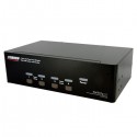 StarTech.com 4 Port Dual DVI USB KVM Switch with Audio &amp;amp; USB 2.0 Hub