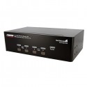 StarTech.com 4 Port DVI VGA Dual Monitor KVM Switch USB with Audio &amp;amp; USB 2.0 Hub