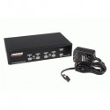 StarTech.com 4 Port High Resolution USB DVI Dual Link KVM Switch with Audio - KVM / audio / USB switch - USB - 4 p