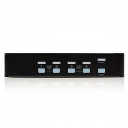 StarTech.com 4 Port High Resolution USB DVI Dual Link KVM Switch with Audio - KVM / audio / USB switch - USB - 4 p