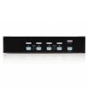 StarTech.com 4 Port High Resolution USB DVI Dual Link KVM Switch with Audio - KVM / audio / USB switch - USB - 4 p