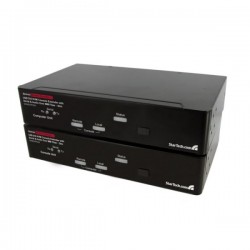 StarTech.com USB DVI KVM Console Extender w/ Serial & Audio Over MM Fiber - 2km