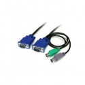 StarTech.com 6 ft 3-in-1 Ultra Thin PS/2 KVM Cable