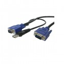 StarTech.com 10 ft Ultra Thin USB VGA 2-in-1 KVM Cable