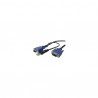 StarTech.com 15 ft 2-in-1 Ultra Thin USB KVM Cable - Video / USB cable - 4 pin USB Type A, HD-15 (M) - HD-15 (M) -