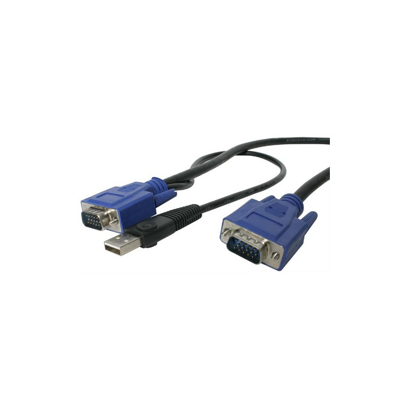 StarTech.com  6 ft 2-in-1 Ultra Thin USB KVM Cable