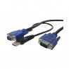 StarTech.com  6 ft 2-in-1 Ultra Thin USB KVM Cable