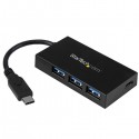 StarTech.com 4-Port USB-C Hub - USB-C to 1x USB-C and 3x USB-A - USB 3.0 Hub