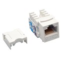 Tripp Lite Cat6 / Cat5e 110 Style Punch Down Keystone Jack - White, 25-Pack