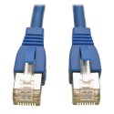 Tripp Lite Augmented Cat6 (Cat6a) Shielded (STP) Snagless 10G Certified Patch Cable, (RJ45 M/M) - Blue, 4.27 m (14-ft.)