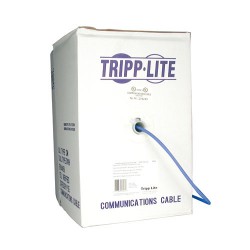 Tripp Lite Cat5e 350MHz UTP Bulk Stranded-Core PVC Cable - Blue, 305 m (1,000-ft.) | Tripp Lite Network Cables