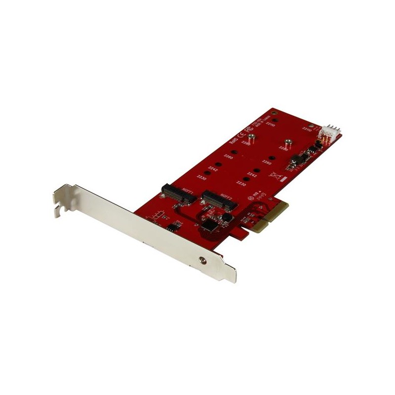 StarTech.com 2x M.2 SSD Controller Card - PCIe