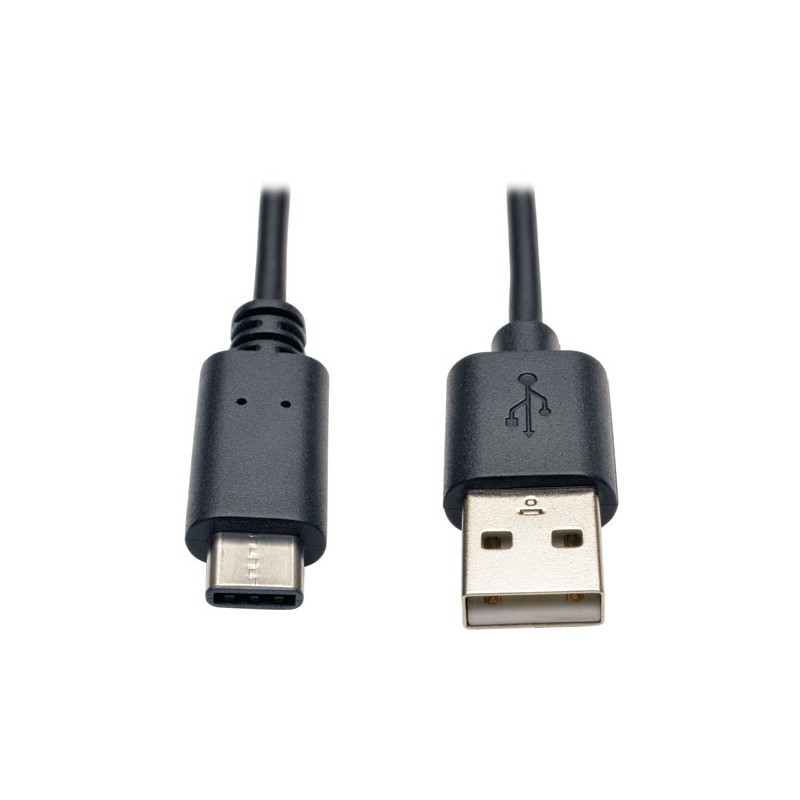 Tripp Lite USB 2.0 Hi-Speed Cable, USB Type-A Male to USB Type-C (USB-C) Male, 0.91 m (3-ft.)