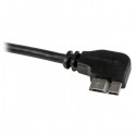 StarTech.com Slim Micro USB 3.0 Cable - M/M - Right-Angle Micro-USB - 1m (3ft)