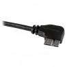 StarTech.com Slim Micro USB 3.0 Cable - M/M - Right-Angle Micro-USB - 1m (3ft) | StarTech.com USB Cables