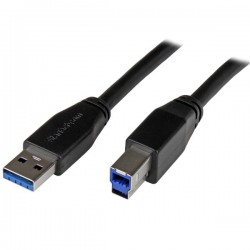 StarTech.com Active USB 3.0 USB-A to USB-B Cable - M/M - 5m (15ft) | StarTech.com USB Cables