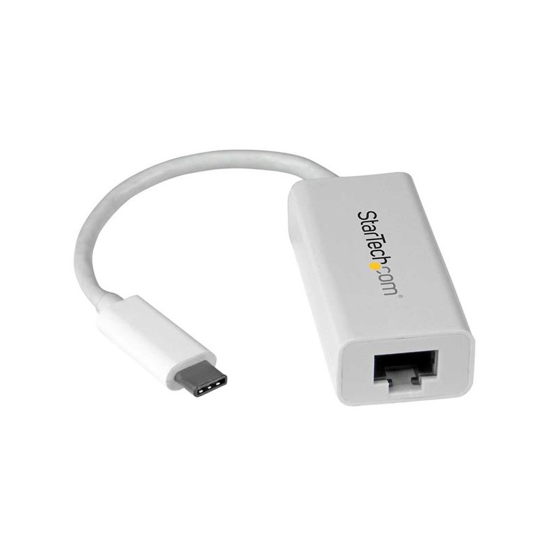 StarTech.com USB-C to Gigabit Network Adapter - White