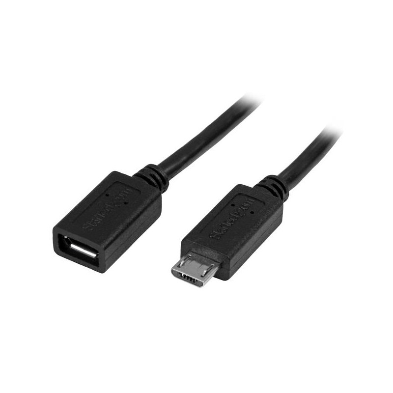 StarTech.com Micro-USB Extension Cable - M/F - 0.5m (20in)