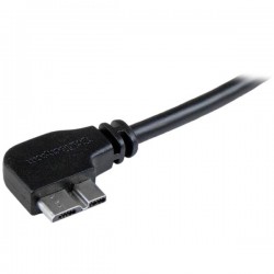 StarTech.com Slim Micro USB 3.0 Cable - M/M - Left-Angle Micro-USB - 0.5m (20in) | StarTech.com USB Cables