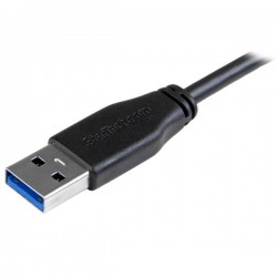 StarTech.com Slim Micro USB 3.0 Cable - M/M - Left-Angle Micro-USB - 0.5m (20in) | StarTech.com USB Cables