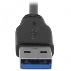 StarTech.com Slim Micro USB 3.0 Cable - M/M - Left-Angle Micro-USB - 0.5m (20in) | StarTech.com USB Cables