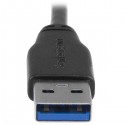 StarTech.com Slim Micro USB 3.0 Cable - M/M - Left-Angle Micro-USB - 0.5m (20in)