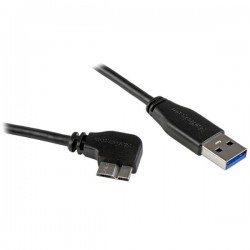 StarTech.com Slim Micro USB 3.0 Cable - M/M - Right-Angle Micro-USB - 0.5m (20in) | StarTech.com USB Cables