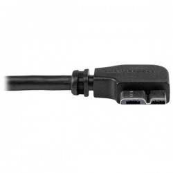 StarTech.com Slim Micro USB 3.0 Cable - M/M - Right-Angle Micro-USB - 0.5m (20in) | StarTech.com USB Cables