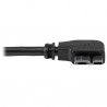 StarTech.com Slim Micro USB 3.0 Cable - M/M - Right-Angle Micro-USB - 0.5m (20in) | StarTech.com USB Cables