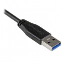 StarTech.com Slim Micro USB 3.0 Cable - M/M - Right-Angle Micro-USB - 0.5m (20in)