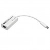 Tripp Lite USB 3.1 Gen 1 USB Type-C (USB-C) to Gigabit Ethernet NIC Network Adapter, 10/100/1000 Mbps, White | Tripp Lite Cable 
