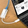 Tripp Lite USB 3.1 Gen 1 USB Type-C (USB-C) to Gigabit Ethernet NIC Network Adapter, 10/100/1000 Mbps, White | Tripp Lite Cable 