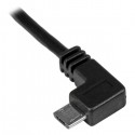 StarTech.com Micro-USB Charge-and-Sync Cable M/M - Left-Angle Micro-USB - 30/24 AWG - 1 m (3 ft.)